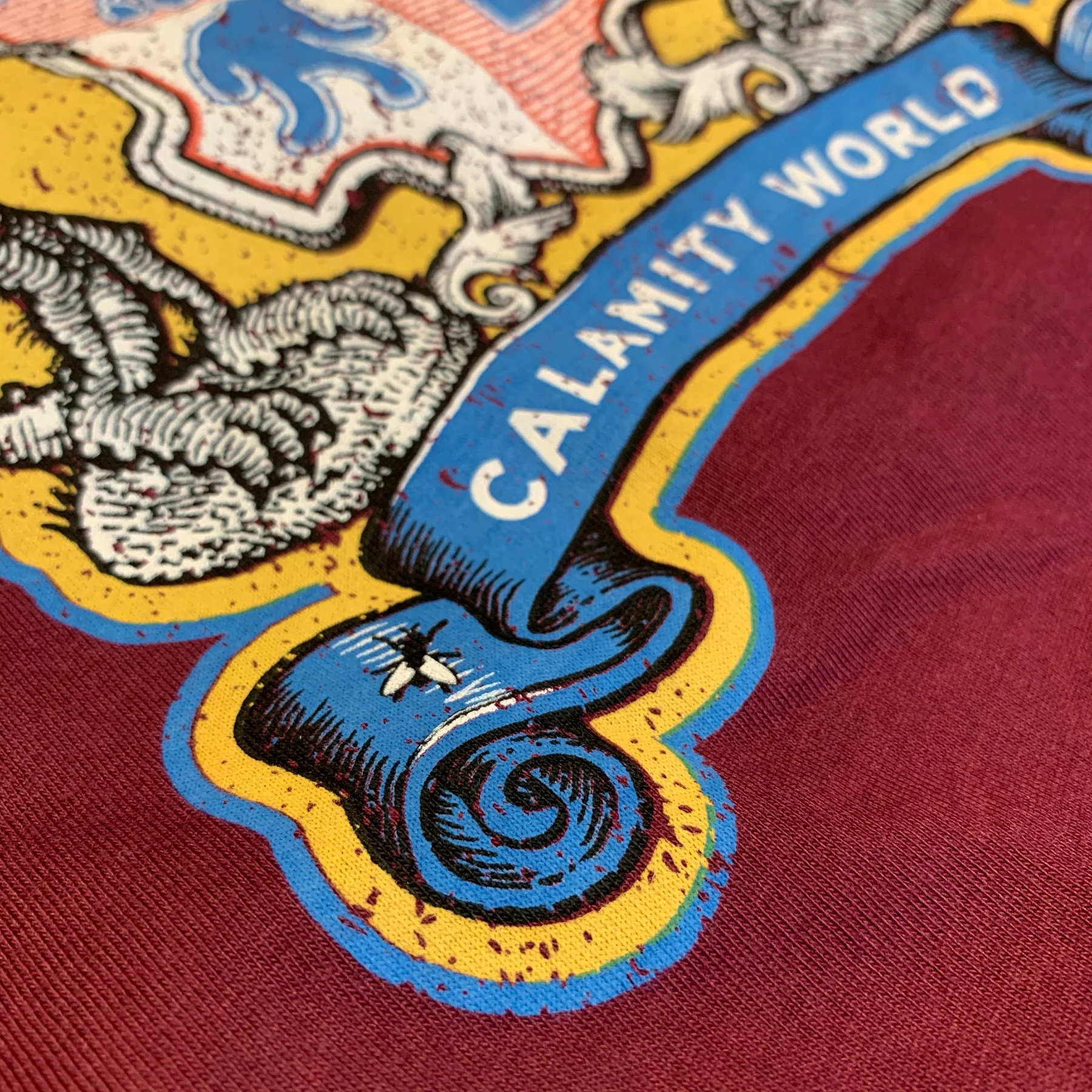 Calamity World Coat-of-Arms Unisex T-Shirt - Image 5