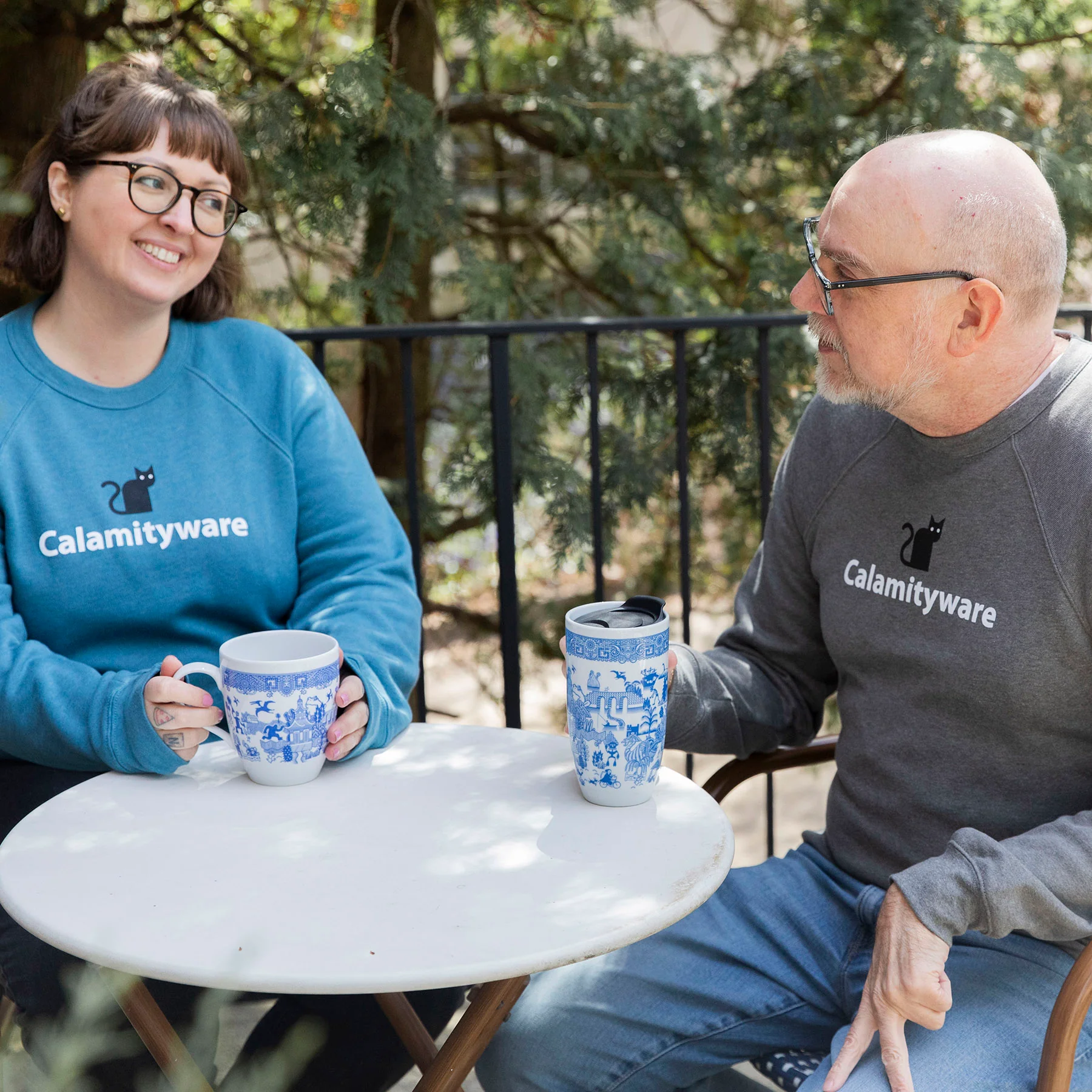Calamityware Logo Sweatshirt - Gray - Image 4