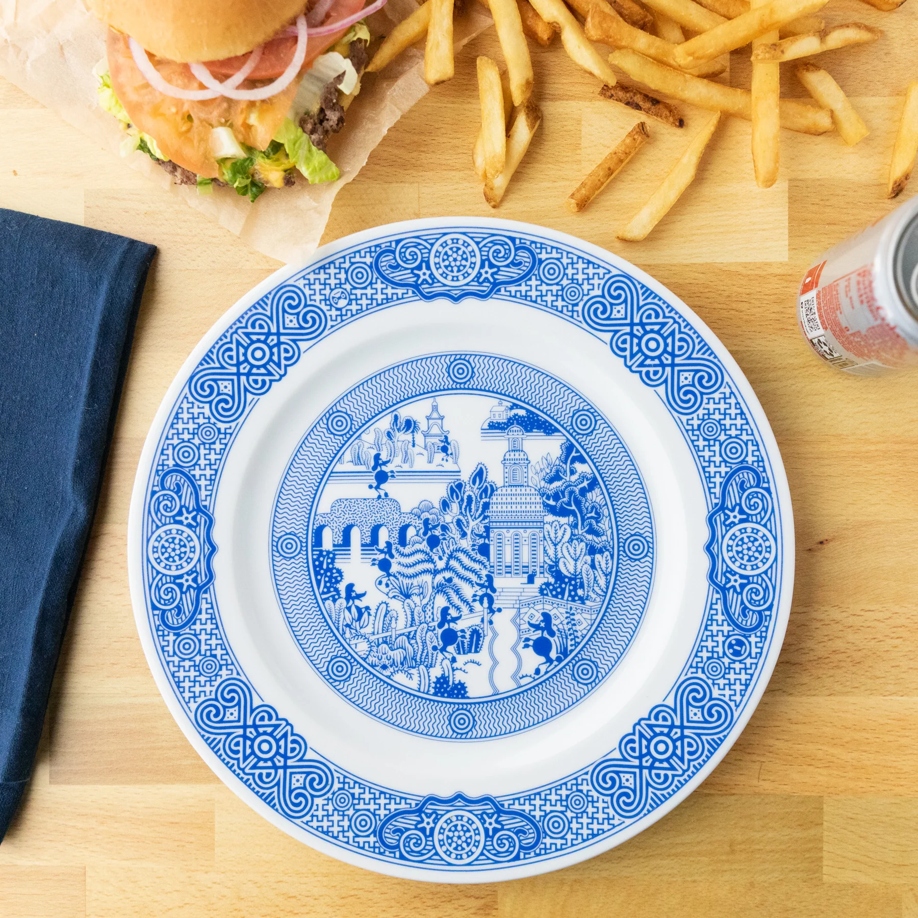 Zombie Poodles Dinner Plate 11 - Image 3