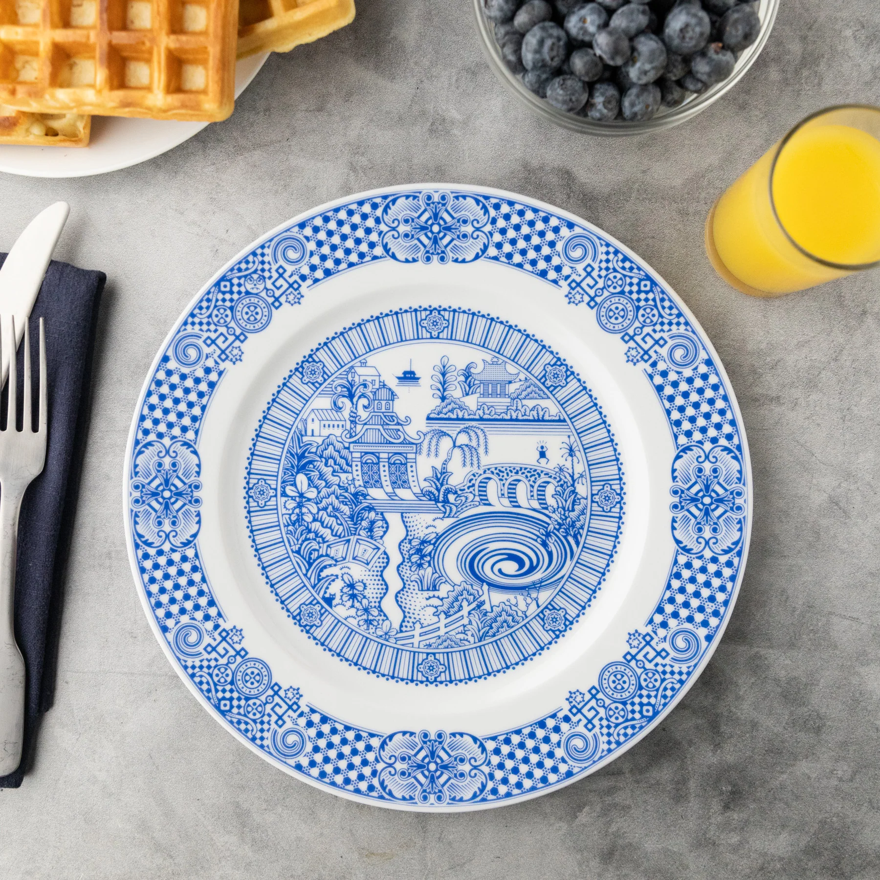 Vortex Dinner Plate 8 - Image 3