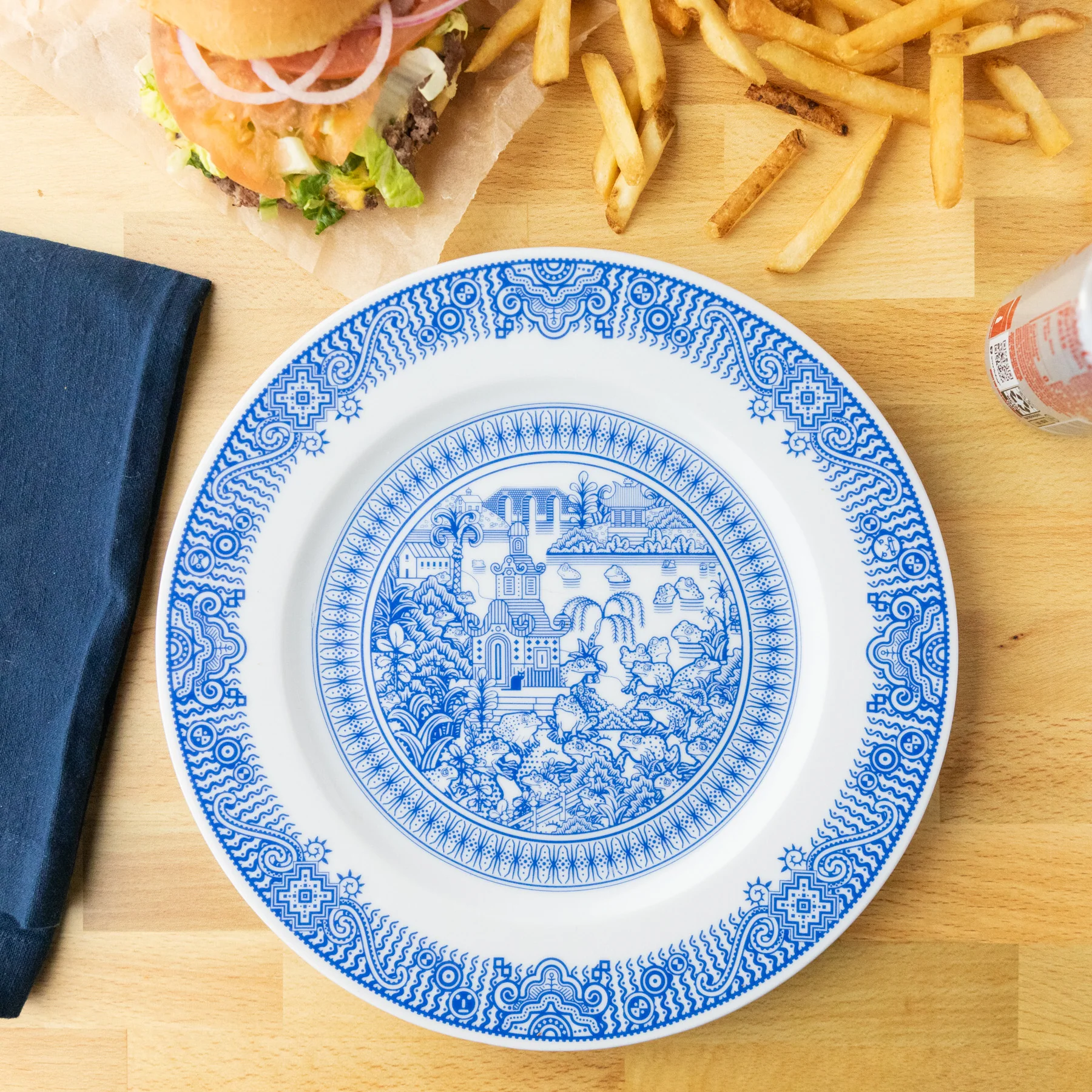 Frogs Dinner Plate 9 - Image 3