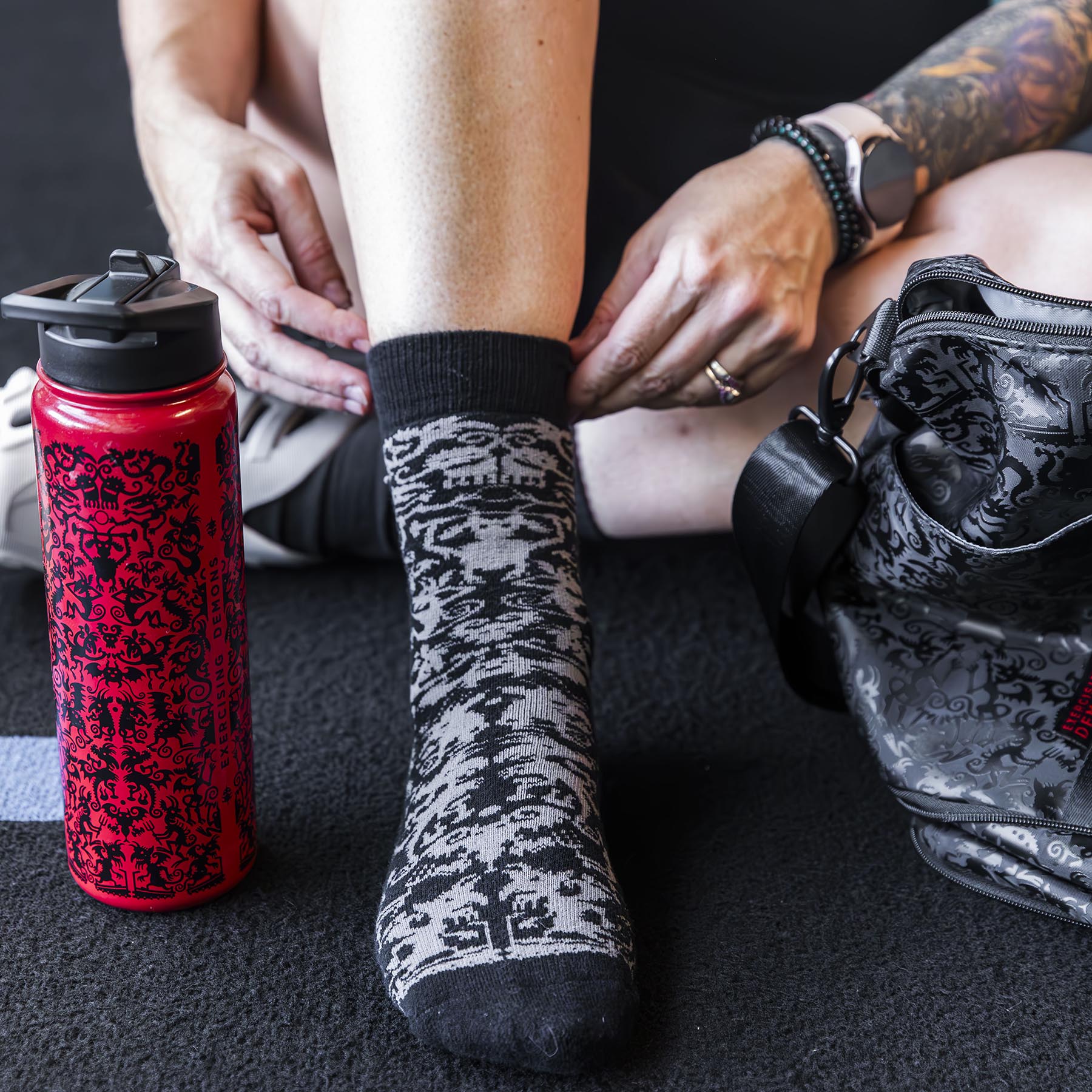 Exercising Demons Socks - Image 3