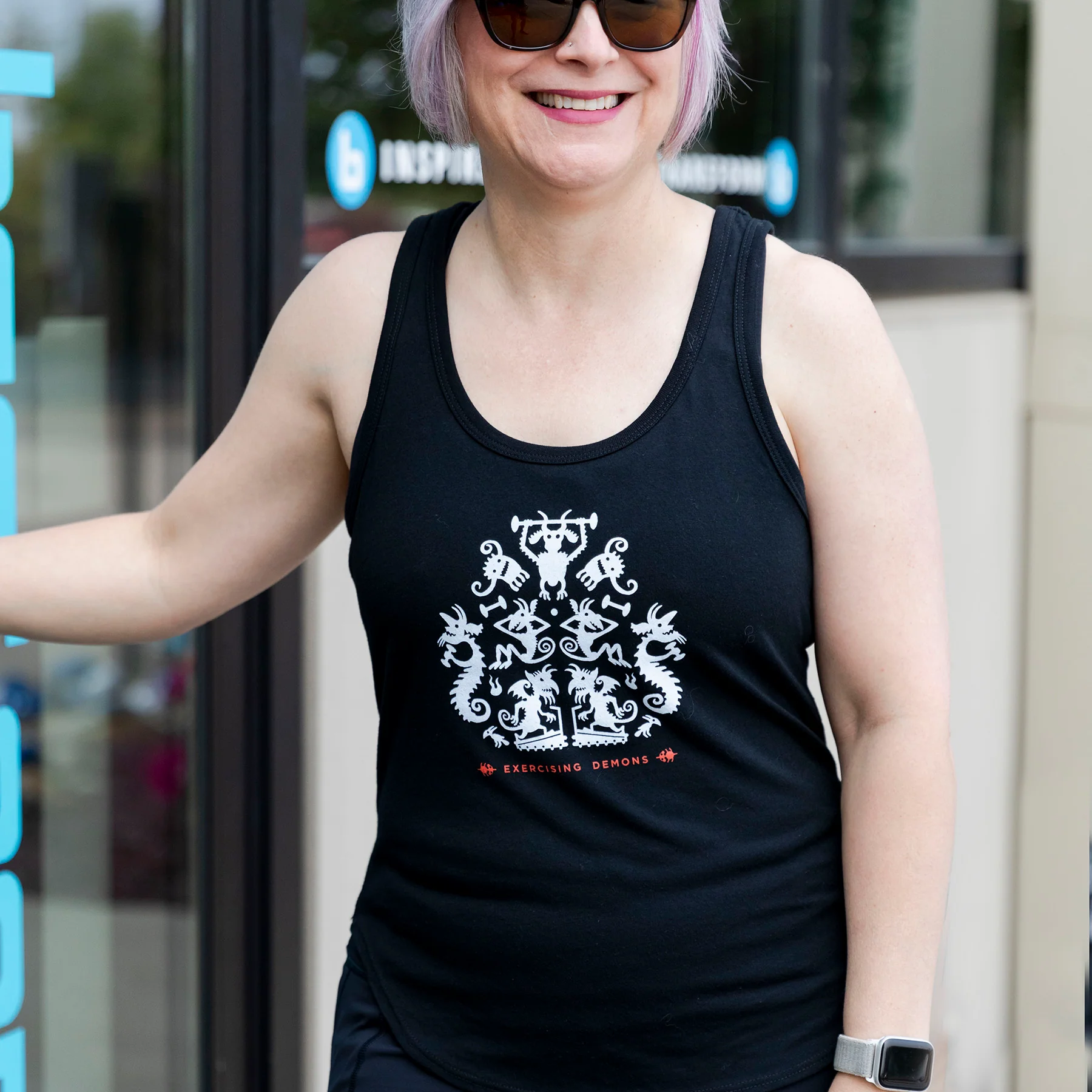 Exercising Demons Women's Tank - Image 3