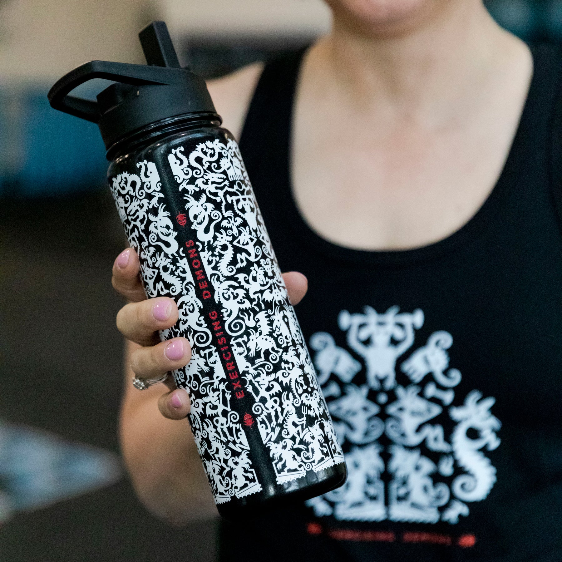 Exercising Demons Women's Tank - Image 4