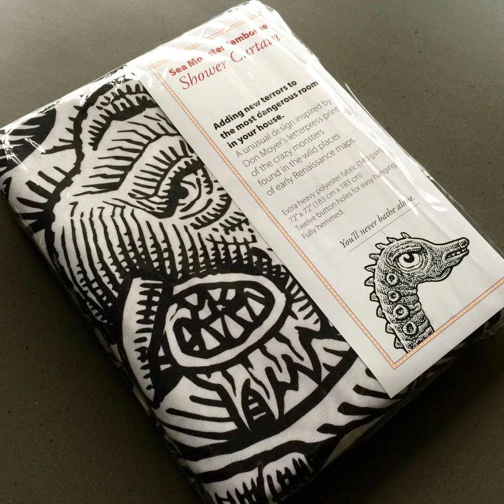 Sea Monster Shower Curtain - Image 6